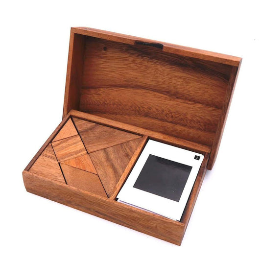 Tangram voor één of twee spelers - Uit de Oude Doos