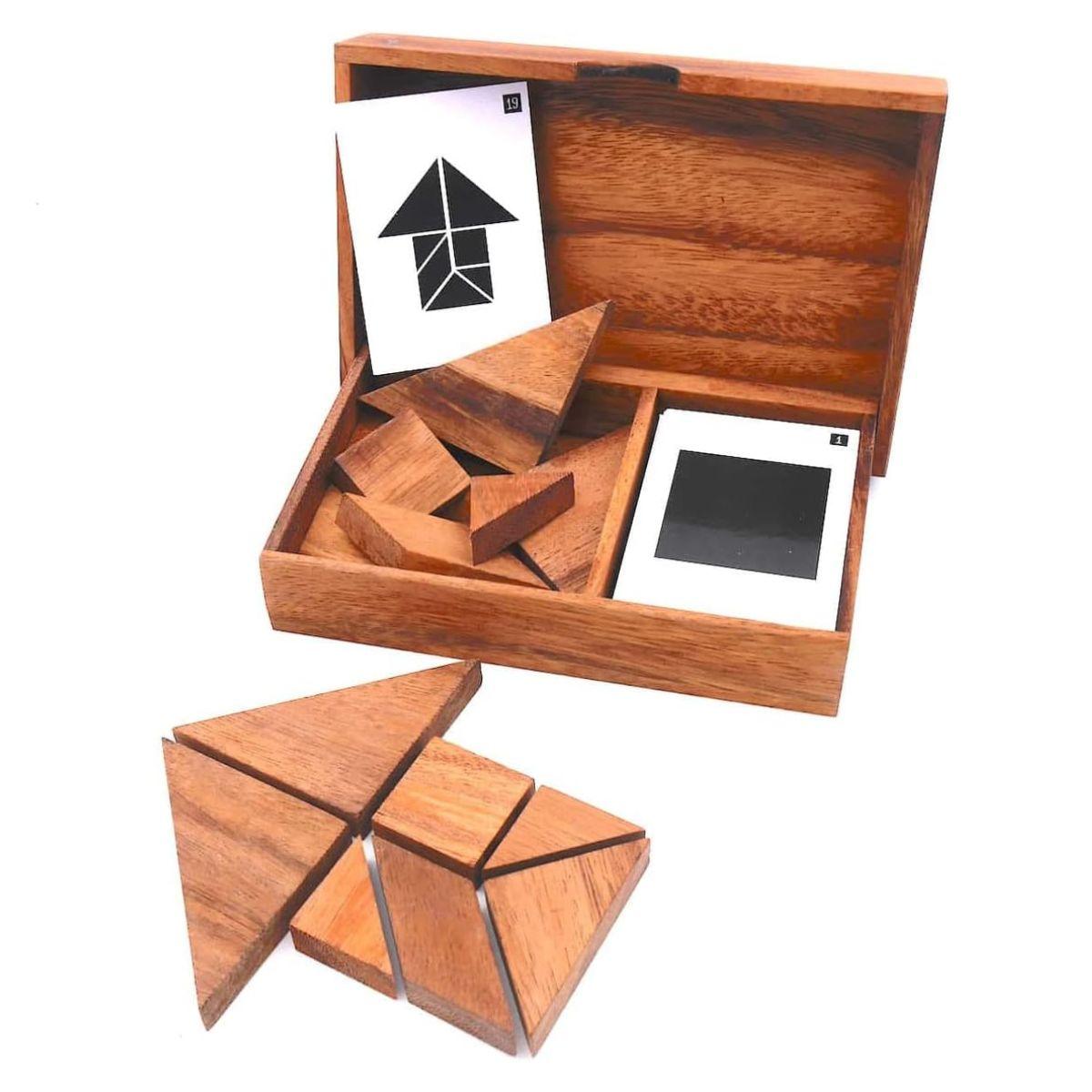 Tangram voor één of twee spelers - Uit de Oude Doos
