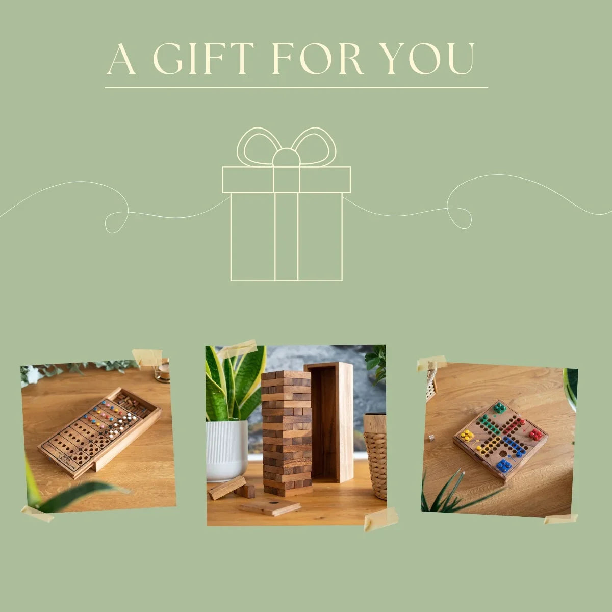 Handgemaakte houten puzzel- en bordspellen als cadeau, duurzaam en geschikt voor jong en oud