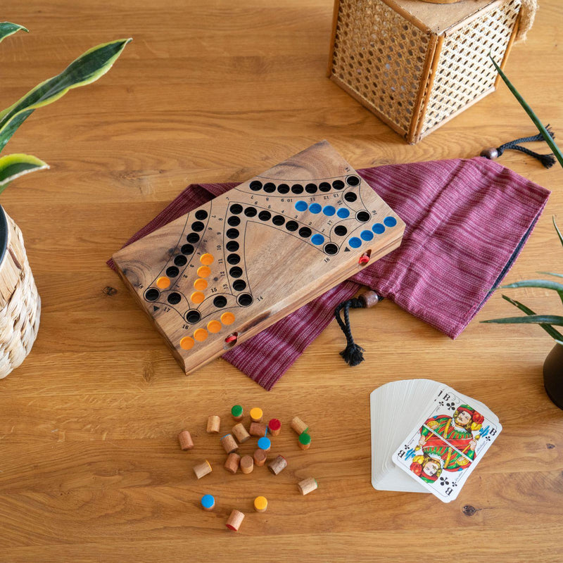 Houten bordspellen