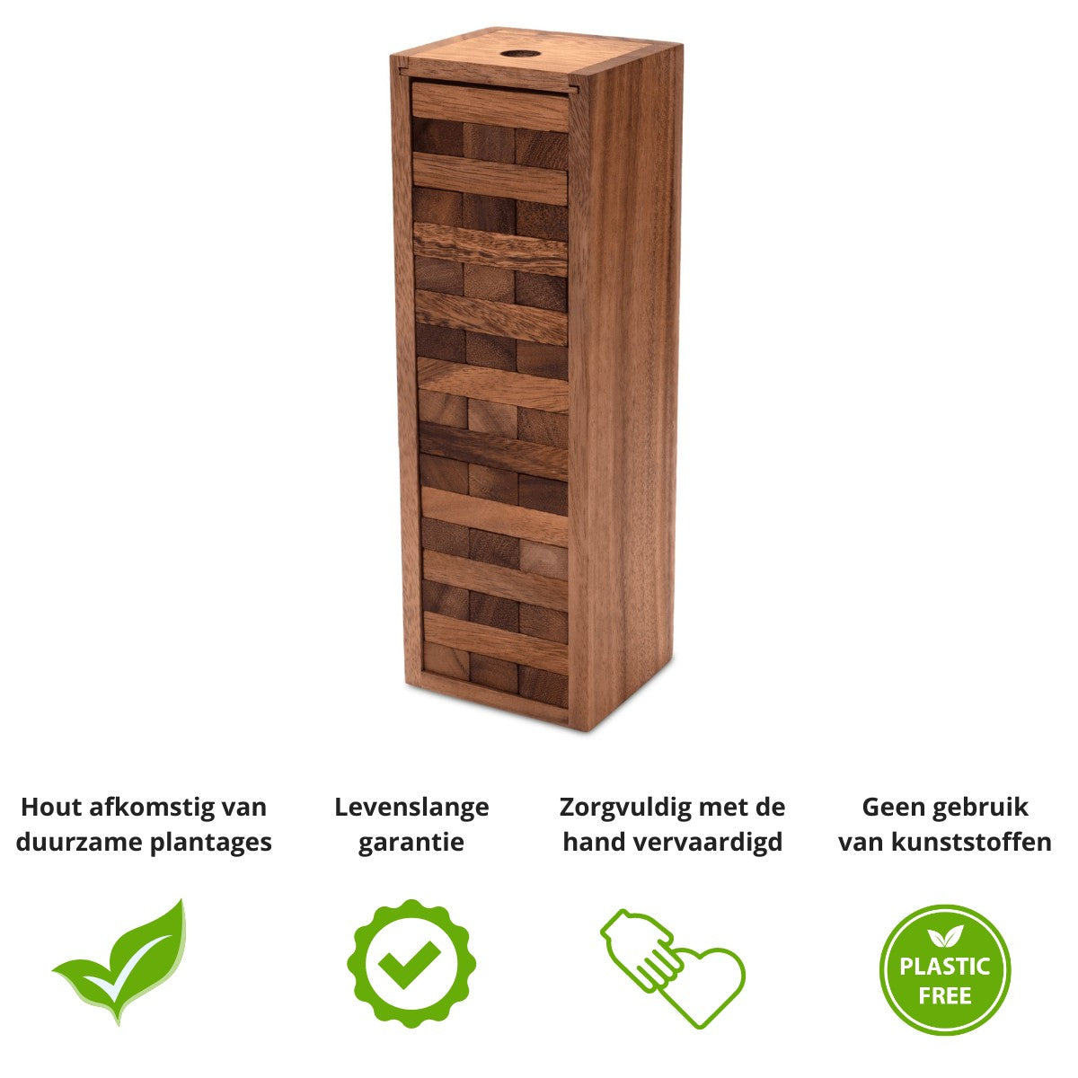 blokkentoren, jenga, houten jenga