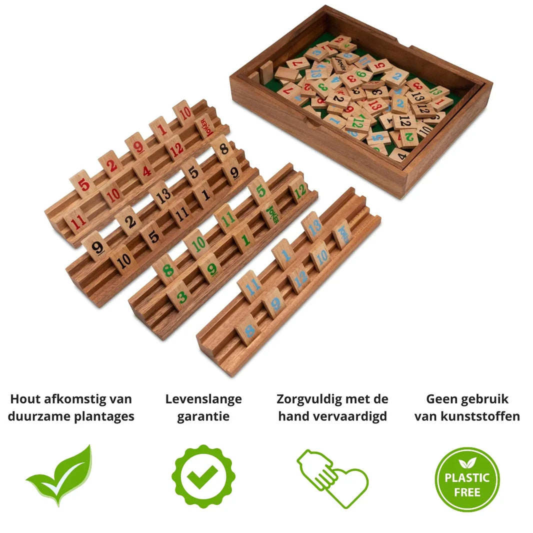 Uit de Oude Doos | Klassieke houten bord-, strategie- en puzzelspellen